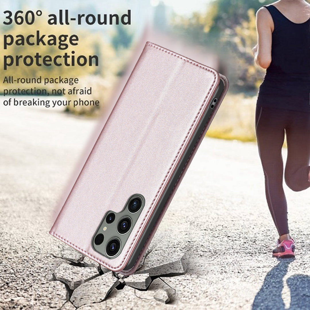 BINFEN COLOR BF18 For Samsung Galaxy S23 Ultra Magnetic Flip Leather Case Card Holder Stand Phone Cover BINFEN COLOR BF18 For Samsung Galaxy S23 Ultra Magnetic Flip Leather Case Card Holder Stand Phone Cover